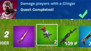 Damage players with a Clinger  Fortnite [upl. by Sergent]