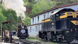 Puffing Billy With Locomotive 12A At Belgrave Part 17 [upl. by Sirdna]