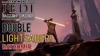 How to get the Double Bladed LightSaber on Dathomir  Star Wars Jedi Fallen Order Walkthrough [upl. by Chapell]