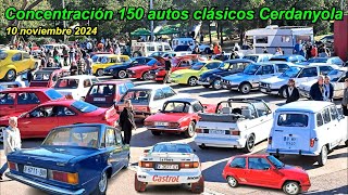 ✅️Concentración 150 coches clásicos Cerdanyola Autos nostálgicos 195098 Cars and cofee [upl. by Grefer142]