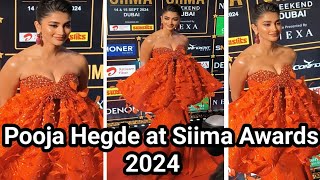 Pooja Hedge at Siima Awards 2024  Siima Award  Telugu actor  Dubai [upl. by Binnie]