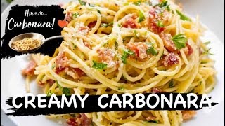 Creamy Carbonara Recipe  PINOY STYLE CARBONARA  PANLASANG PINOY [upl. by Wengert]