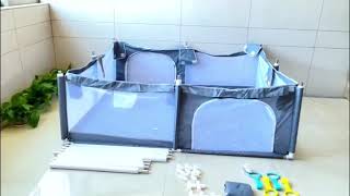 C50baby playpen installation [upl. by Asseralc]