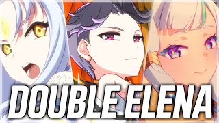 DOUBLE ELENA ft LUDWIG COMBO  Epic Seven [upl. by Esoryram]