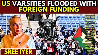 Protest in US Universities Flooded with Massive Foreign Funding Restricting their Options [upl. by Atteselrahc]