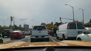 EGLINTON AVENUE IN MISSISSAUGA  TOMKEN TO MCLAUGHLIN INTERSECTION [upl. by Noit]