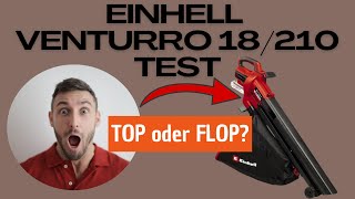 Einhell VENTURRO 18210 Test Erfahrungen Review [upl. by Ezri]