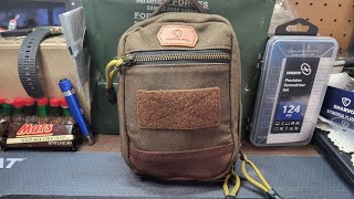 ROARING FIRES SMOLDER WAXED CANVAS ORGANIZER POUCH REVIEW  CHECK OUT THE KIT I BUILT WITH IT [upl. by Renado]