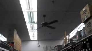 Emerson 1895 Series Ceiling Fans in a hardware store [upl. by Ytnom]