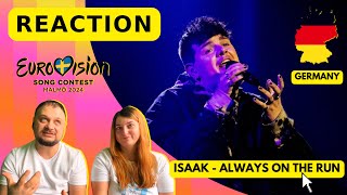 🔊 Реакція на Isaak  Always On The Run  Germany 🇩🇪  Eurovision 2024 [upl. by Melina]