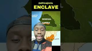 ENCLAVE E EXCLAVE NA ÁFRICA Shorts [upl. by Estel]