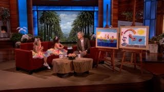 Sophia Grace amp Rosie Brought Paintings [upl. by Aitnwahs]