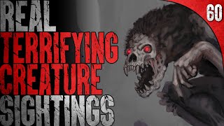 60 Mysterious Creature Sightings to Give You NIGHTMARES [upl. by Hillyer456]