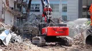 AWRAbbruch NEW Hitachi KMC 520 BTV Longfront mit 34m Teleskopausleger [upl. by Othello785]