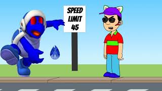 Dark Sapphire Bro Changes The Speed Limit On The SignGrounded [upl. by Pius]