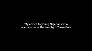 Pastor Tonye Cole’s advice to young Nigerians leaving the country for greener pastures at RCCG LSC [upl. by Keyes867]