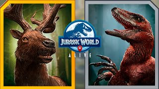 Дейноних и Эукладоцерос Новые существа в Jurassic World Alive [upl. by Nahsin]