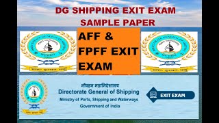 FPFFAFF EXIT EXAM QUESTIONS AND ANSWERS [upl. by Alleiram]