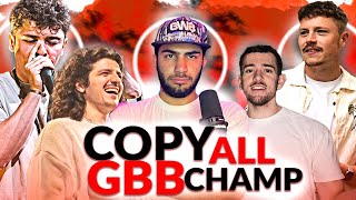 GBB All Champions Copy Beatbox🔥  Cj Beatbox beatbox gbb [upl. by Purdy]