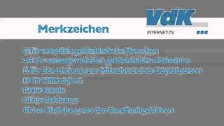 VdK TV Was sind Merkzeichen [upl. by Ueik]