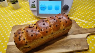 Brioche filante con gocce di cioccolato per bimby TM6 TM5 TM31 TM21 [upl. by Aihtenyc512]