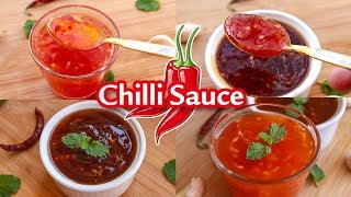 2 Easy Chili Sauce Recipe  Sweet Chili Sauce Recipe [upl. by Cardew973]