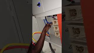 meter panel cable work [upl. by Rusel]