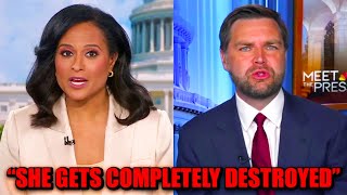 Kristen Welker Tries Insulting JD Vance On Live TV Just Watch His Reaction Its Incredible [upl. by Trescha]