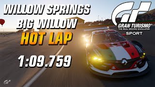 GT Sport Hot Lap  Daily Race B 160821 Gr3  Willow Springs – Big Willow [upl. by Tayler]