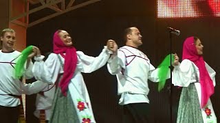 Pyatnitsky Russian Folk Choir in Terracina Italy  Bella ciao  Хор им Пятницкого в Италии [upl. by Acinoed]