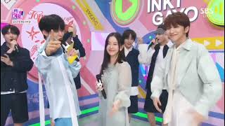 TXT TOMORROW X TOGETHER INKIGAYO INTERVIEW 240407 MC YEONJUN JIHU AND WOONHAK [upl. by Eecyac420]