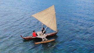 Traditional Outrigger Canoe Sailing in Yap and Palau [upl. by Rammus271]