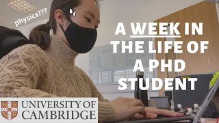 A week as a Cambridge PhD student [upl. by Ygiaf]