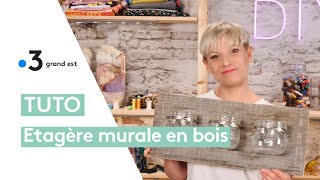 Tuto  fabriquez une étagère murale originale avec des objets de récupération [upl. by Esina375]