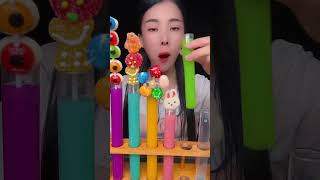 Coloured drink 🌈🌈🌈 asmr mukbang funny drink [upl. by Ariom]