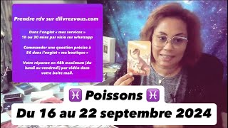 Poissons  Vous avez fait fausse route  du 16 au 22 septembre 2024 [upl. by Hurlee]