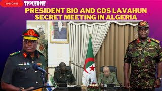 BREAKING PRESIDENT BIO AND ARMY CDS SECRET MEETING WITH ALGERIA EXPOSED [upl. by Haskell]