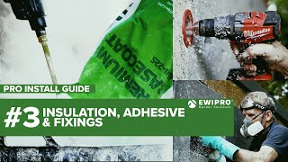 Ep3  Insulation Adhesive amp Fixings  External Wall Insulation Guide [upl. by Karlene583]