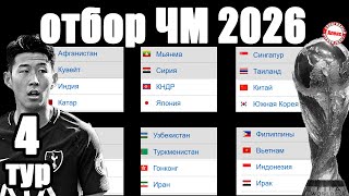 Отбор на ЧМ 2026 в Азии 4 тур Результаты Таблицы Расписание Кто вышел в 3й раунд [upl. by Piotr661]