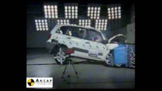 Toyota RAV4 2002 ANCAP Crash Test 4 stars [upl. by Najram]