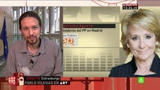 Pablo Iglesias responde las preguntas de Aguirre sobre Cuba ETA y Venezuela [upl. by Pellegrini]