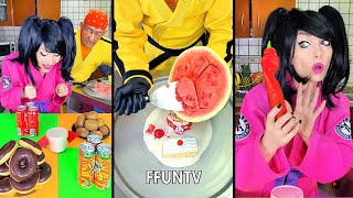 Ice cream challenge Mix food vs soda ice cream rolls [upl. by Nemhauser891]