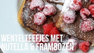 Wentelteefjes met Nutella en frambozen  OhMyFoodness [upl. by Tucker]