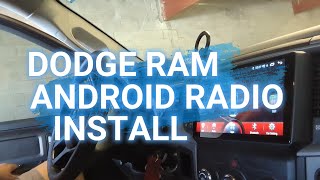 RAM Android Radio Installation [upl. by Catie]