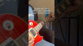 Humans BeingVan Halen vanhalen eddievanhalen 90smusic guitarcover gibson genx classicrock [upl. by Anitsirhcairam]