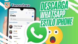 Descargar WhatsApp Estilo iPhone APK para Android  Guía Paso a paso 2024 [upl. by Kremer]