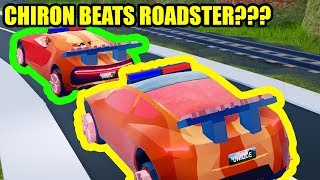 CHIRON is FASTER than the ROADSTER  Roblox Jailbreak [upl. by Ahsenit150]