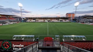 Behrn Arena Eyravallen in Örebro Sweden  Stadium of Örebro SK [upl. by Eronaele]