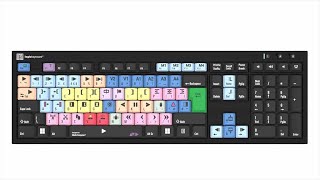 Logickeyboards Media Composer Nero Slimline Keyboard for PC  UK English [upl. by Godden838]