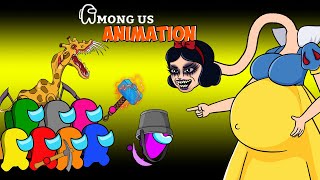 어몽어스 VS 좀비 애니메이션 Disney’s Snow White Horror   AMONG US FUNNY ANIMATION [upl. by Lotti]